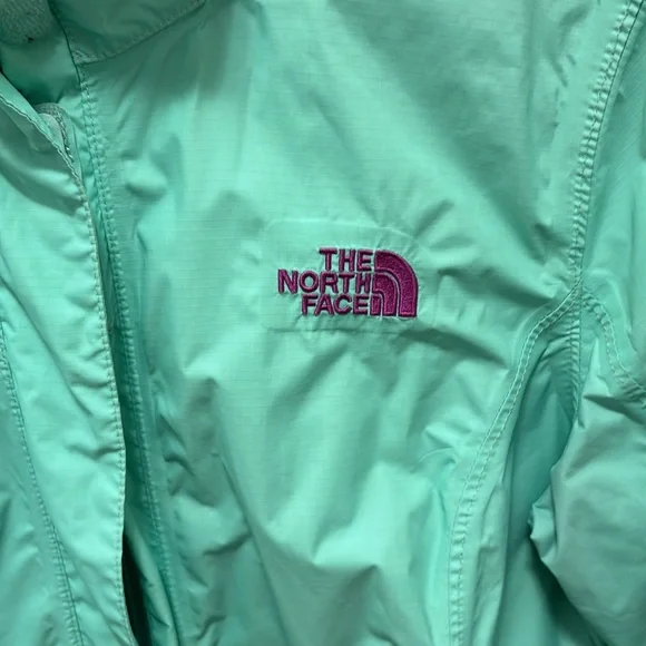 The North Face Green/Purple Hyvent Jacket - Picture 2 of 10